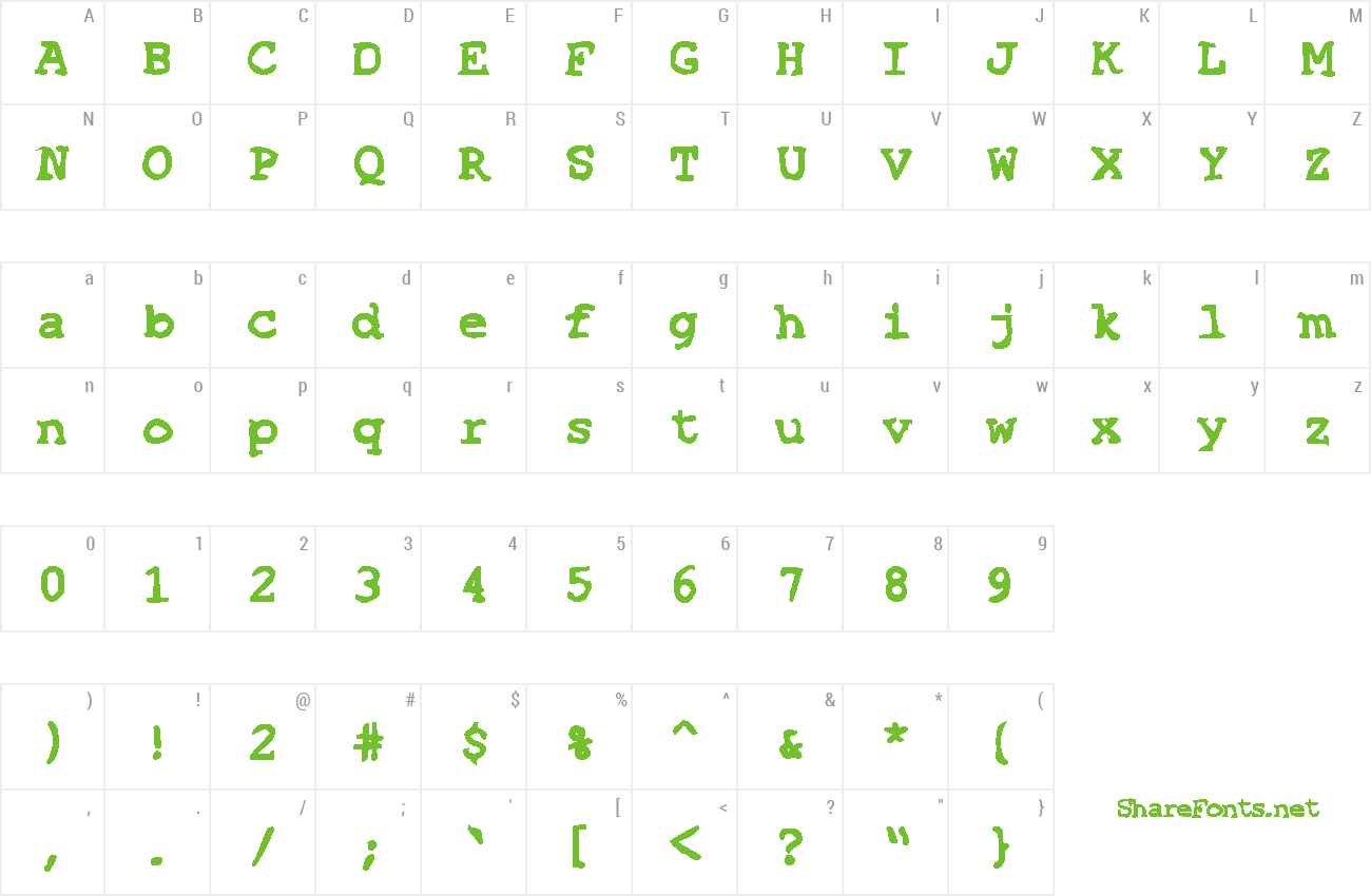 Font SF Espionage Heavy preview